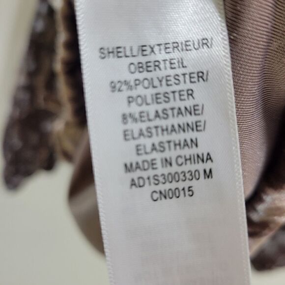 Adrianna Papell Blush Crushed Velour Top - Picture 8 of 10